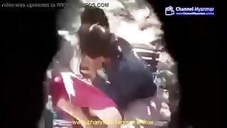 Young lover sex in public place hidden cam