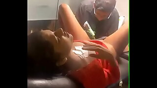 Indian teen get his first pussy tattoo part 1