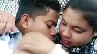 Desi village couple outdoors