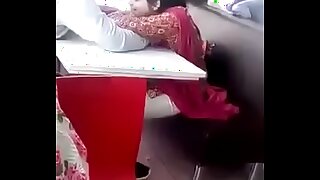 Teen wants to enjoy by boobs pressing