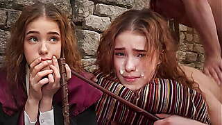 ERECTO ! - Hermione´_s First Time Struggles With A Spell - NoLube