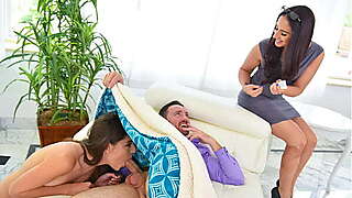 Stepdaughter Starts to Give Stepdaddy a Blowjob in The Name of Bug Bite Relief - Famlust