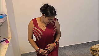 Zabardast chudai non stop red saree