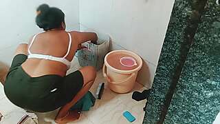 Desi Village Step Mom Fucked in Bathroom. Indian Bhabhi Ki Chudai