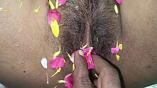 New Married Couples Enjoying Flower Bed Honeymoon Web Series