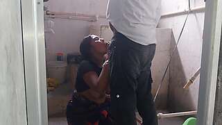 Pooja Bhabhi Coming Bathroom Hard Blowjob Fucking