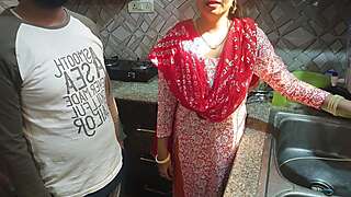 Stepmom Fucked Hard in Her Big Ass Fucking & Dirty Talking with Stepson