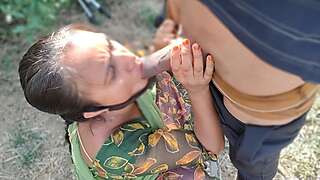 Hot virgin aunty fucked by her stepnephew in the jungle