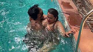 Indian Hot Couple Full Fucking Video in Pool Sex Viral Mms Clip