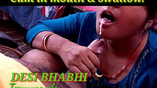 Indian Cum in Mouth & Swallow