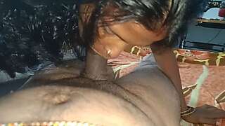 Indian Hot Wife Homemade Blowjob and Cowgirl Style Fuking