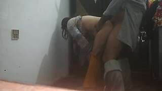 Wife's stepsister fuck on her home