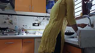 Indian Maid Aunty Big Ass Sucking and Anal Sex with Owner