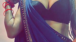Bhabhi loves to play with her boobs and pussy