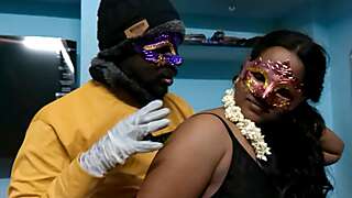 Indian Tamil Girl Tasting Ice Cream by Pouring on Her Husbands Dick