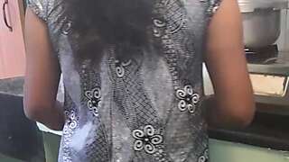 Tamil Girl Kitchen Ride