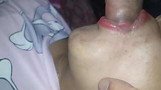 My Boyfriend Fuck My Mouth Very Hard with Cock