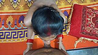 Indian Young Wife Love Cock to Cum in Her Mouth