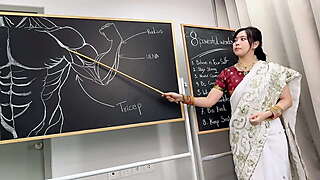 Indian Fitness Trainer Teach Hardcore Sex Exercises