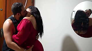 Chubby girl gets picked at a bar by horny stud who procceds to fuck her after licking her feet