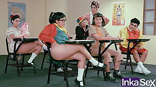 La vecindad morbosa del chibolo  18 termina en orgia durante la clase de Don Mamó_n - CAPÍ_TULO PERDIDO.