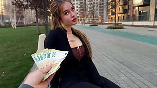 Poor Student Girl... She Believed That it'_s just a gift