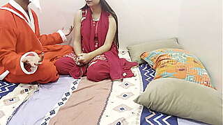 New year 2026 best porn video with Dirty Talk in hindi roleplay saarabhabhi hot and sexy get horny with santa