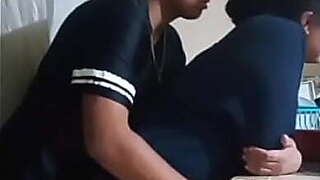 Alone with my maid, my wife almost caught us