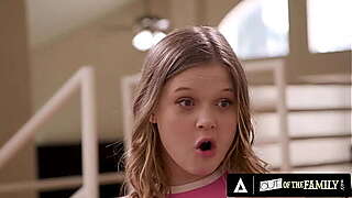 OUT OF THE FAMILY - Teen Coco Lovelock Squirts While Getting Fucked Hard By Her Stepbrother