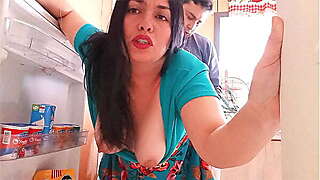 My stepmom gets fucked while trapped in the refrigerator