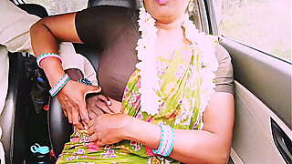 Indian beautiful aunty with engh boy fucking for long drive. Telugu dirty talks.