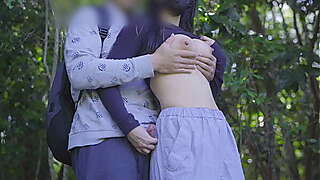 Outdoor hiking sex-vlog