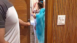 The engineer came to repair the TV.