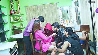 Desi Big Boobs Horny Bhabhi Casting Couch Hardcore GangBang and Comshots on Face ( Hindi Audio )