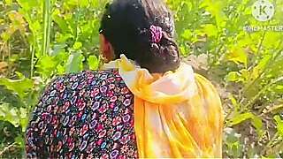 Desi Village girl tight pussy fuck in jungle, Beautiful indian desi Village girl sex in jungle
