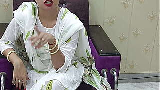 Beautiful Indian Punjabi step mom Pussy and ass fucked hard by Step son Vivek