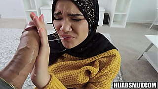 Muslim step sister sucks step brother'_s cock for money