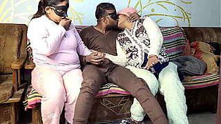 Fucked virgin SaliJi in presence of pregnant wife with dirty Hindi audio