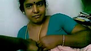 Horny man has fun with his juicy indian slut on bed