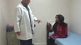 Naughty indian babe hard fucked by the doctor
