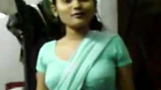 Hairy Indian Housewife Gets Naked