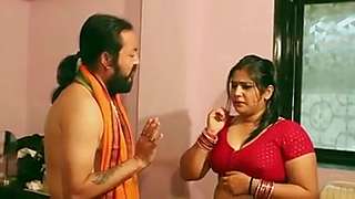 Swamiji enjoying with beautiful Bhabhi