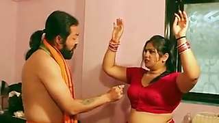 Swamiji enjoying with beautiful Bhabhi