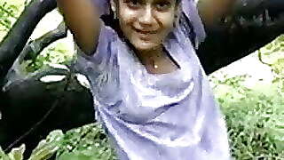 Desi teens having mangal in jungle