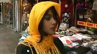 British Indian girl RASHNEEN out and about in London