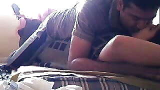 Desi girl boobs sucked fucked in bed by her boyfriend