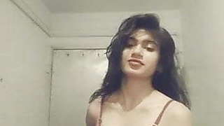 Indian hot girl, selfie video