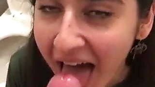 NRI girl, cumshot on boobs