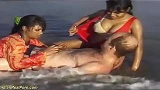 wild indian sex fun on the beach