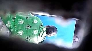 Desi lady bathing in bathroom